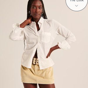 Abercrombie Slim Fit Poplin Button Up